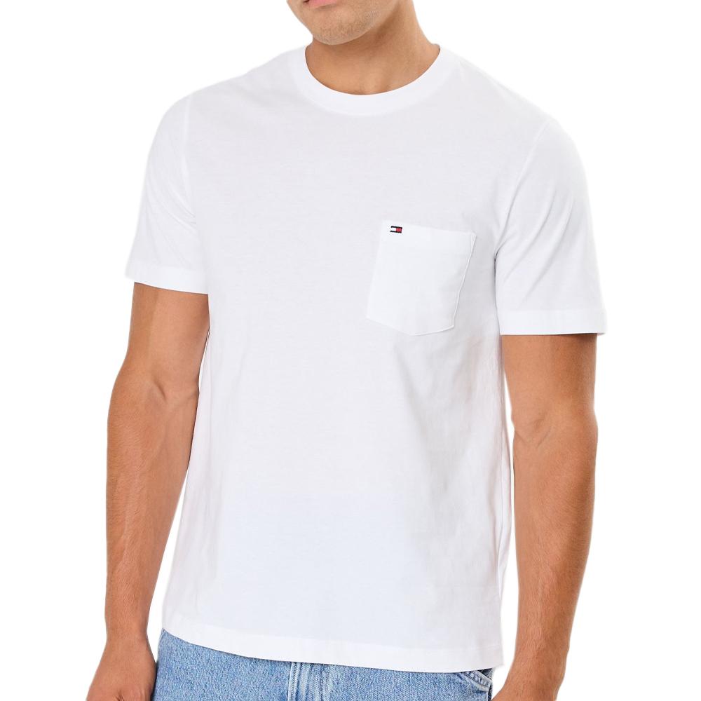 Tommy Hilfiger T-shirt Blanc Homme Tommy Hilfiger Pocket