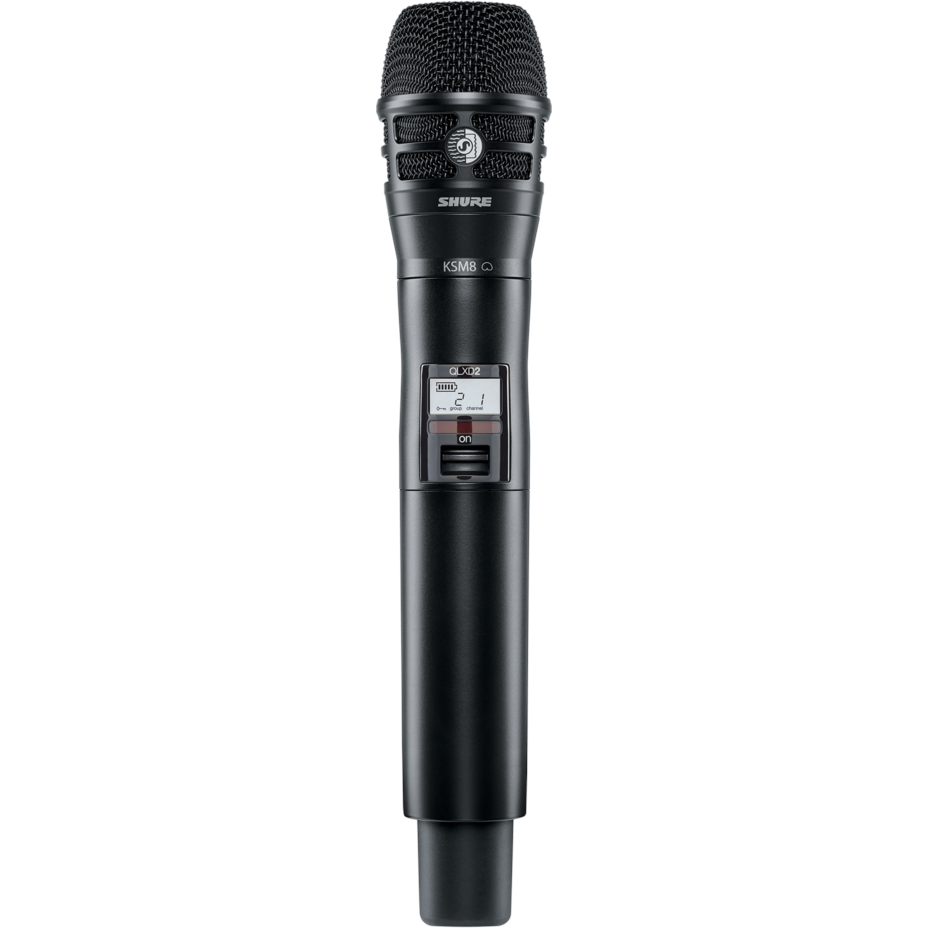 Shure QLXD2/K8B-H51 handheld microfoon (534 - 598 MHz)