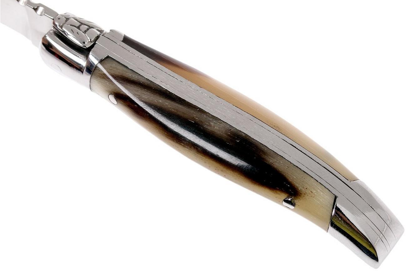 Laguiole en Aubrac zakmes 7 cm hoorn, L0207PCI-SSI1