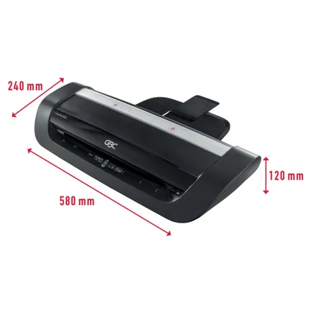 GBC Laminiergerät Fusion Plus 6000L, A3, 75-250 Micron, schwarz/silber