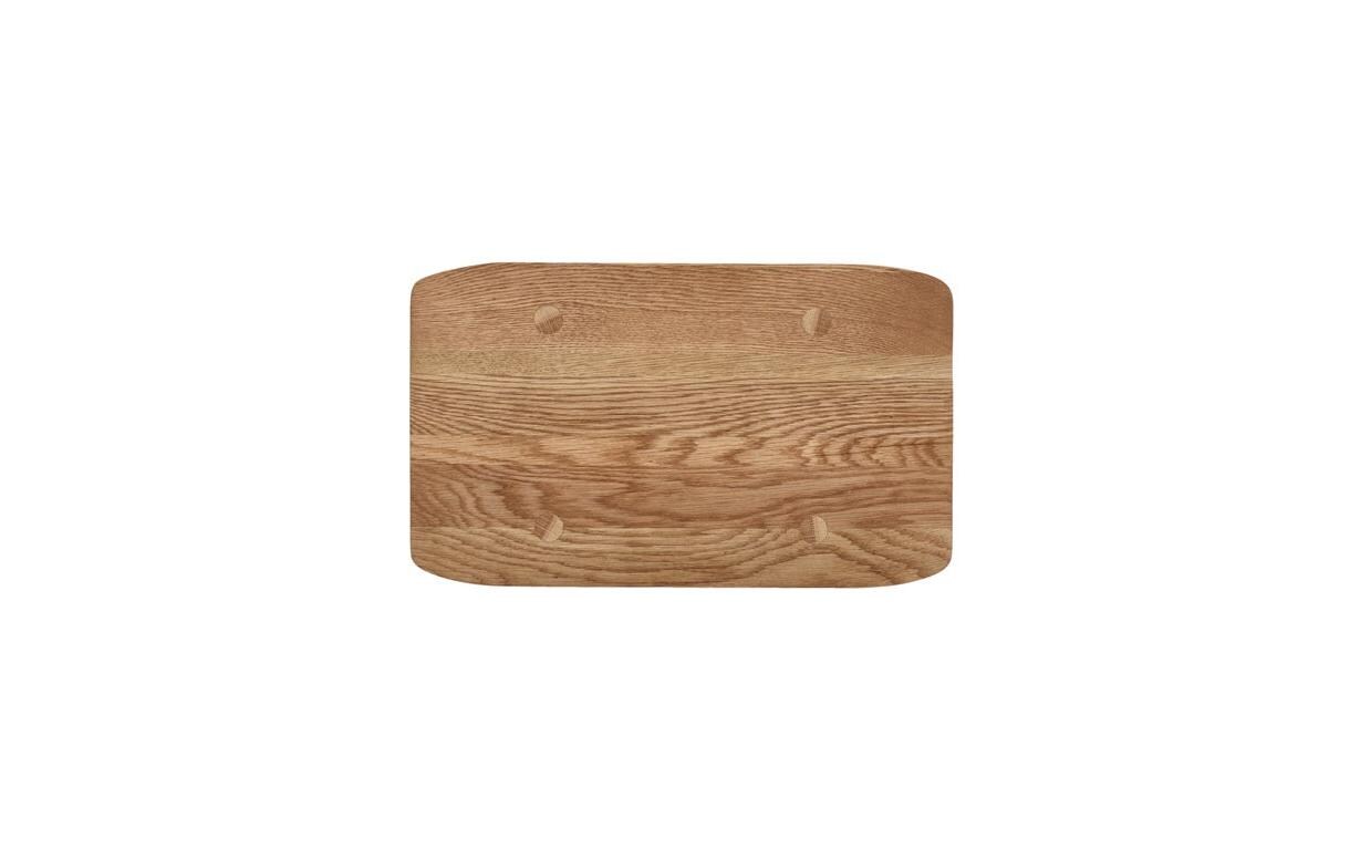 Hocker 46.5 x 28 cm, Nature<br>Hocker aus geöltem Eichenholz