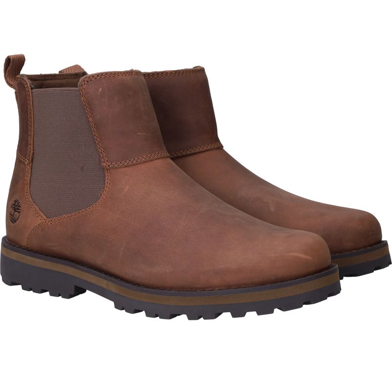 Timberland Courma Kid Mid Chelseaboots Bruin Jongens