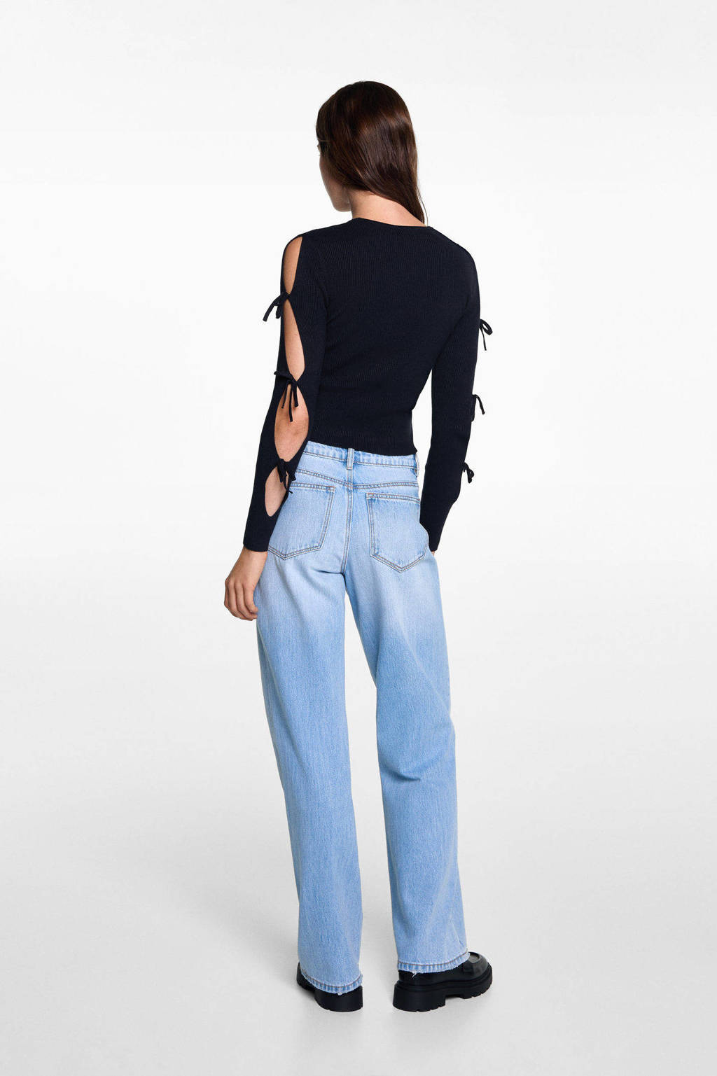 MANGO TEEN top donkerblauw