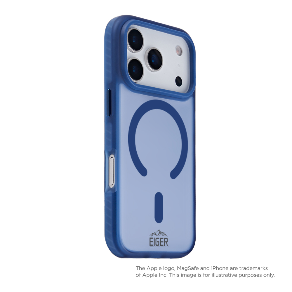 iPhone 17 Pro Max MagSafe Blizzard Case GRS Schutzhülle aus Recycelten Materialien (EGCA00915) - Blau