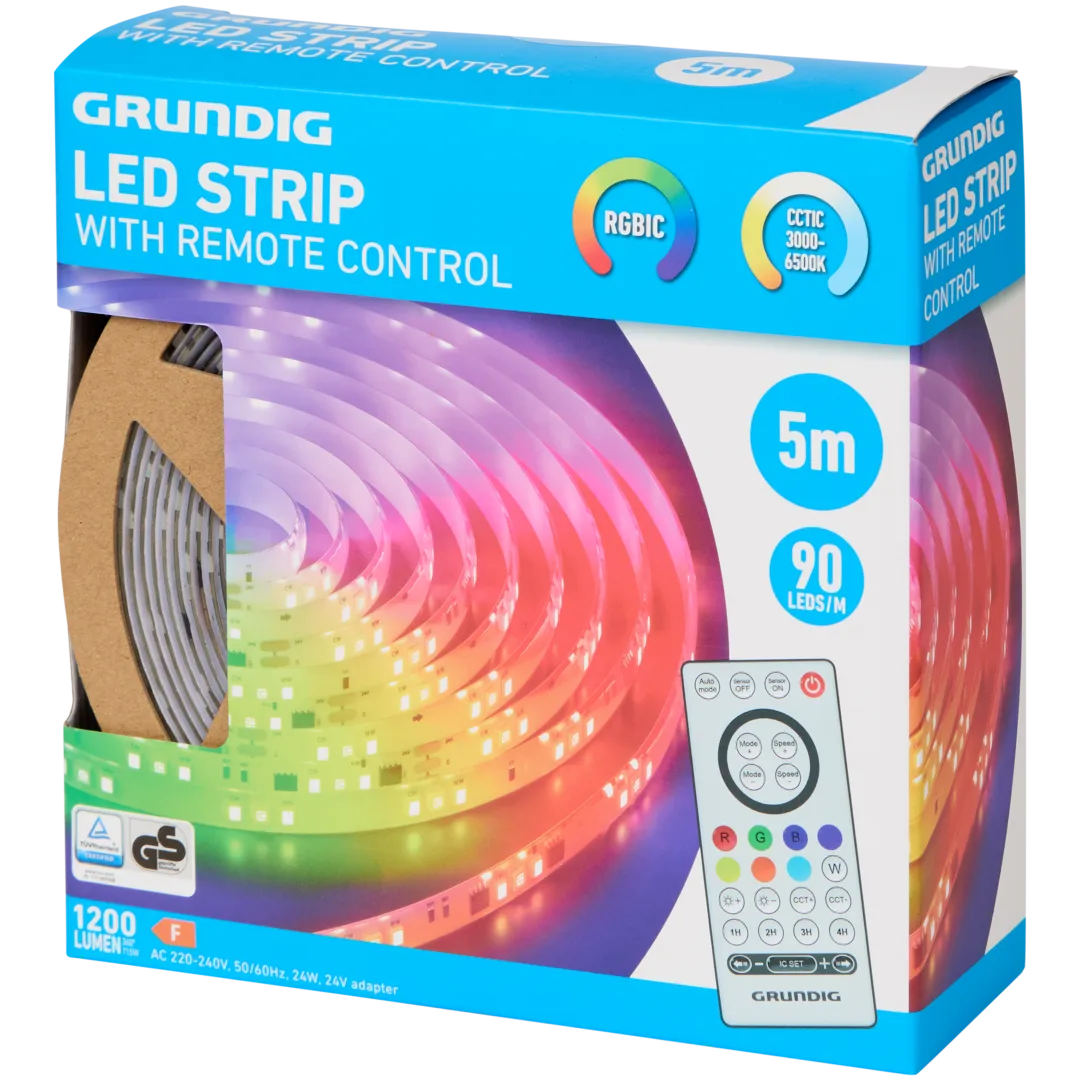 Ruban LED avec télécommande Grundig