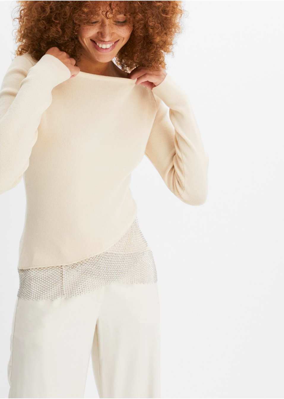 Pull avec strass