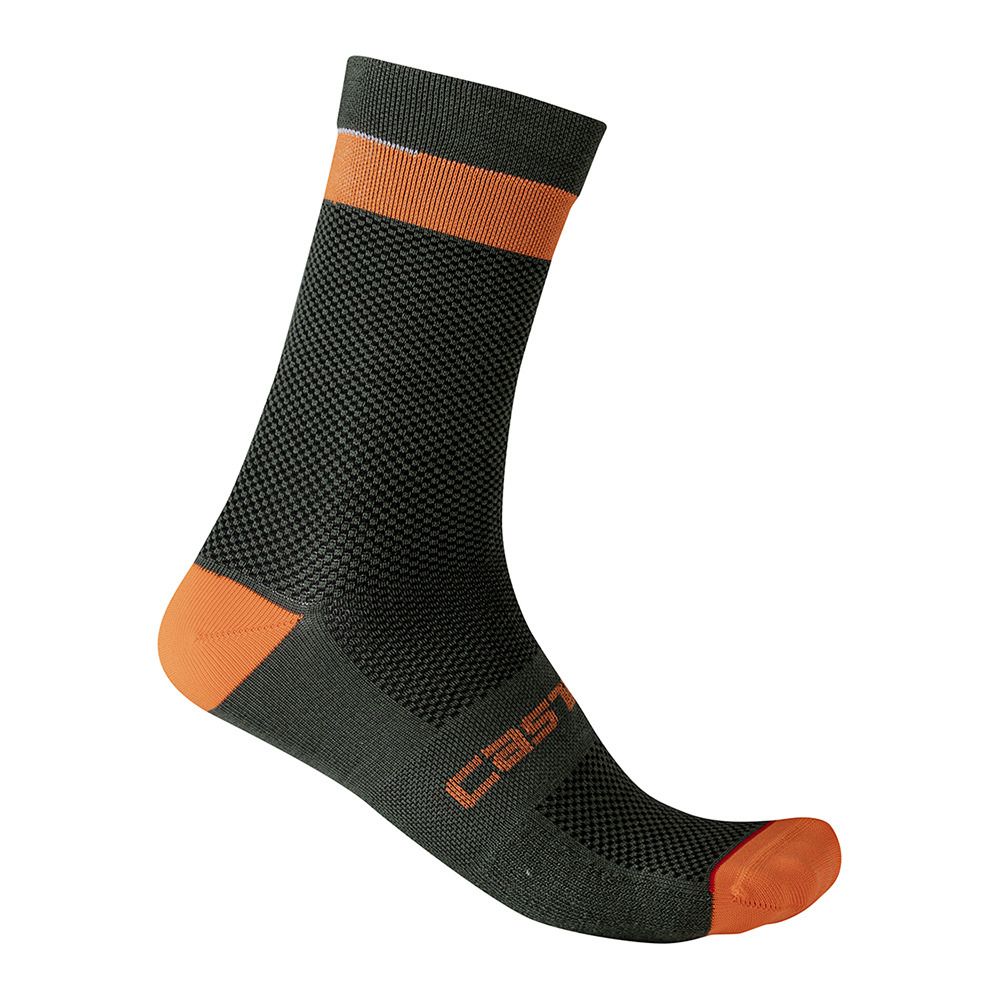 Castelli ALPHA 18 - Chaussettes savile blue/red