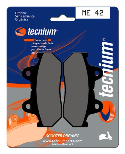 Plaquettes de freins Tecnium Scooter organique - ME42