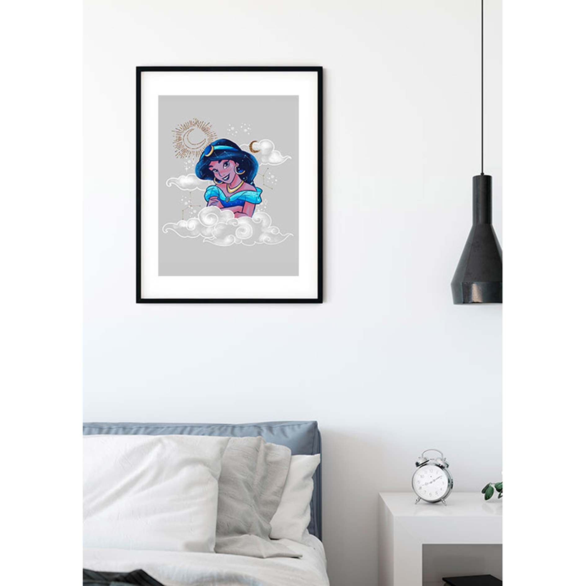 Wandbild JASMIN CLOUDS - bunt - 50x70 cm