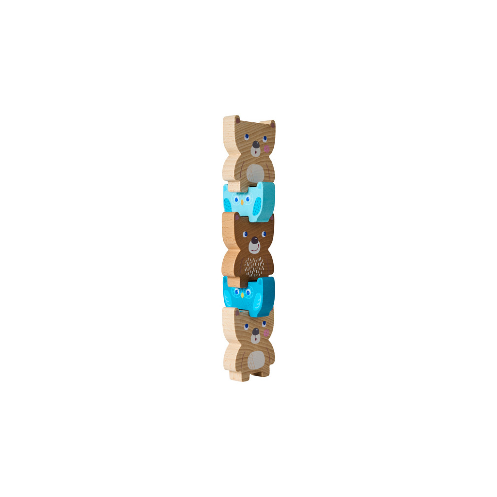 Jeu à empiler - Les acrobates de la forêt