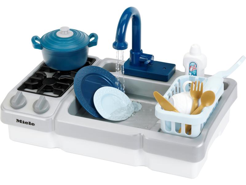 Klein-Toys Reinigungs-Spielzeug Miele Spüle Spülbecken-Spielzeug-Set