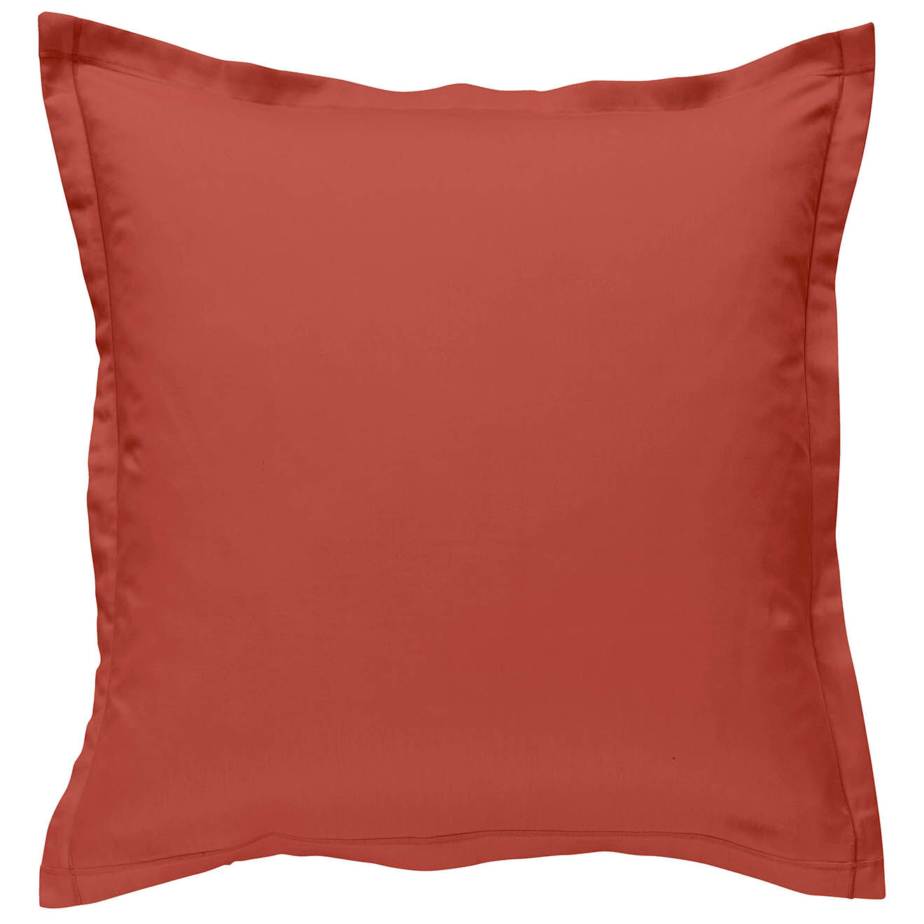 United by PDC Taie d'oreiller unie 100% Percale de Coton argile