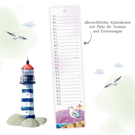 Trötsch Streifenkalender Mini 