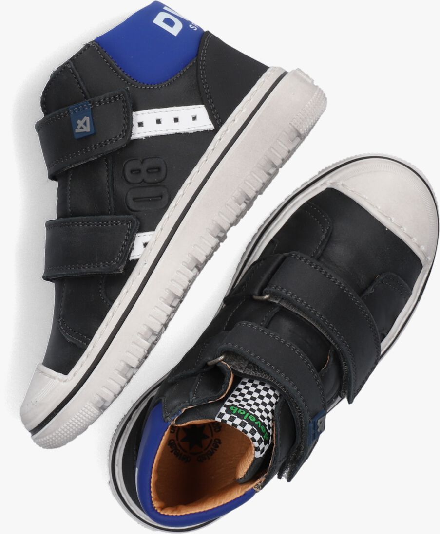 DEVELAB zwarte develab hoge sneaker 41927