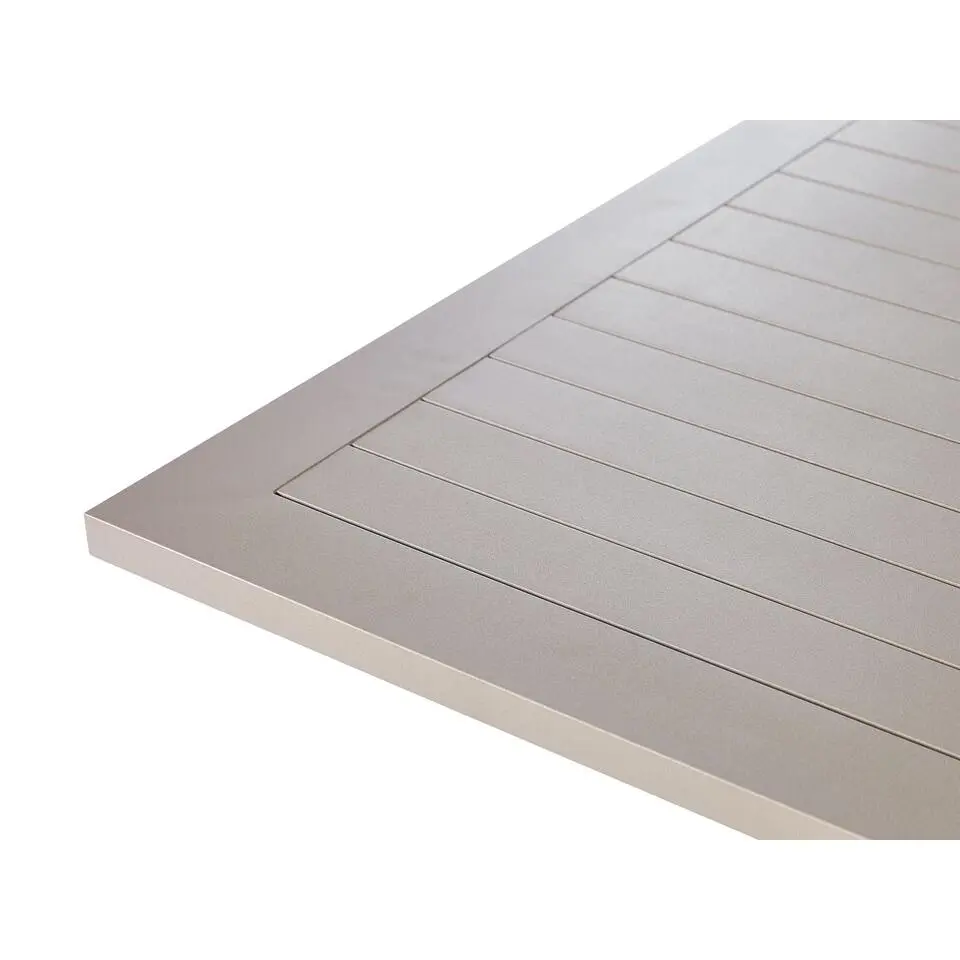 CASCAIS - Tuintafel - Beige - 105 x 200 cm - Aluminium