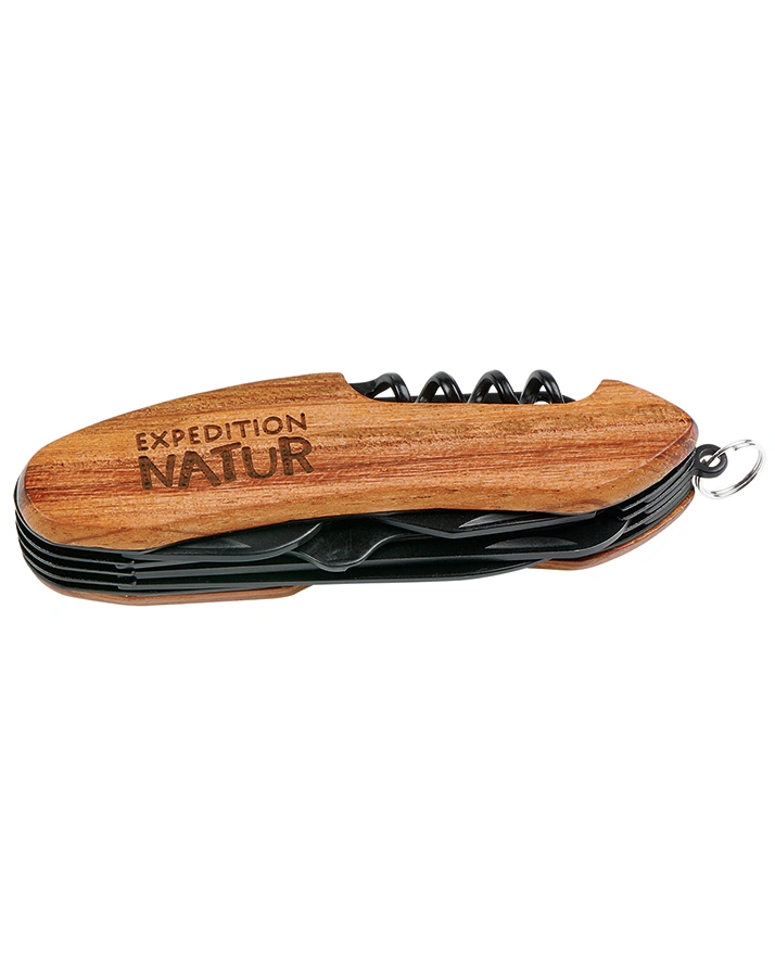 Expedition Natur OUTDOOR-TASCHENMESSER mit Holzgriff