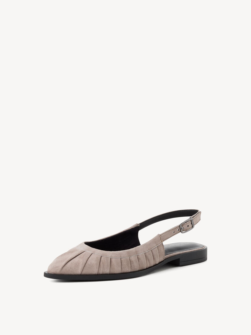 Leren Slingpumps - beige