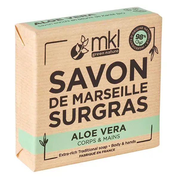 Sabonete de Marselha MKL Green Nature com Aloe Vera 100g