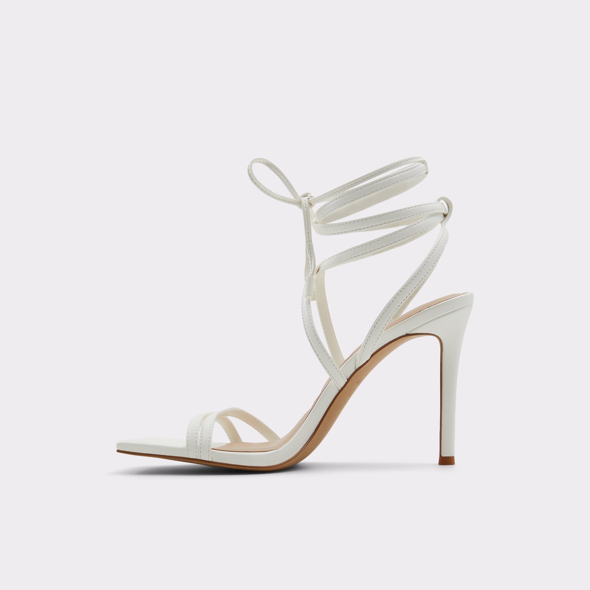 Phaedra White Women Strappy Sandals