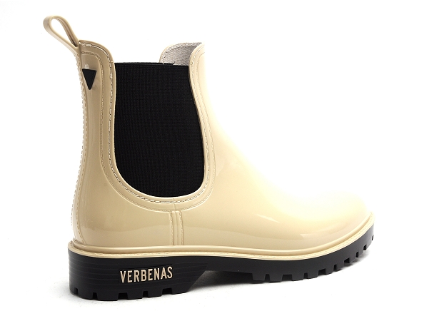 Verbenas boots bottine plates femme gaudi brillo beige