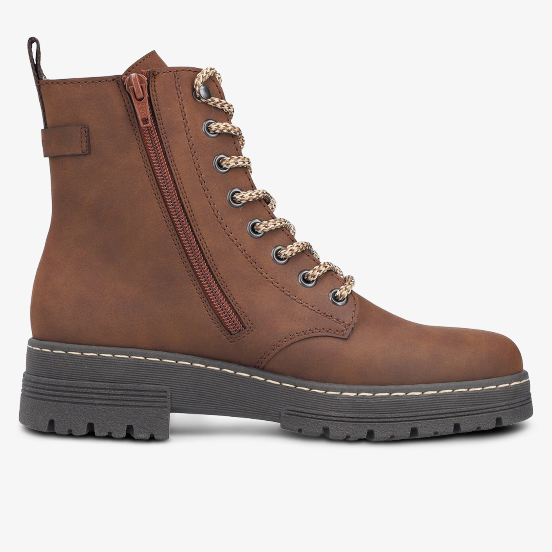 rieker Damen Schnürstiefeletten braun