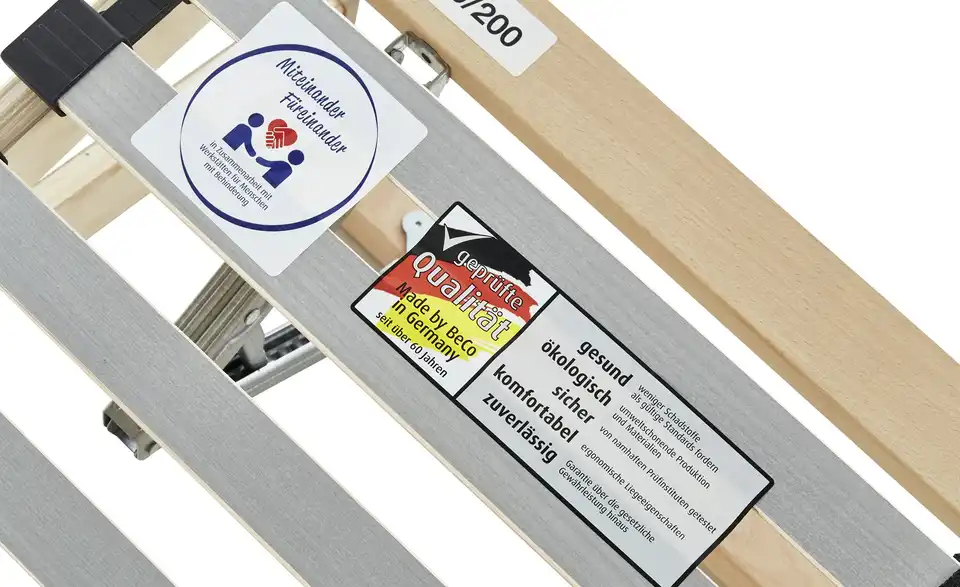 Lattenrahmen Supreme NV 90 cm 200 cm Kopf-und Fußteilverstellung, stufenlos verstellbar