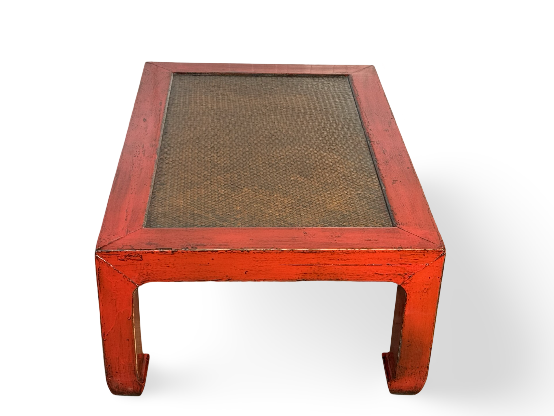 Salontafel met webbing uniek