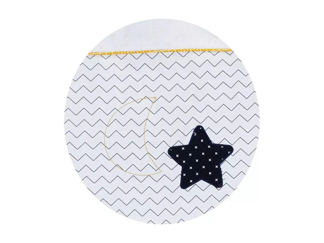 Edredon pour lit bébé en coton blanc