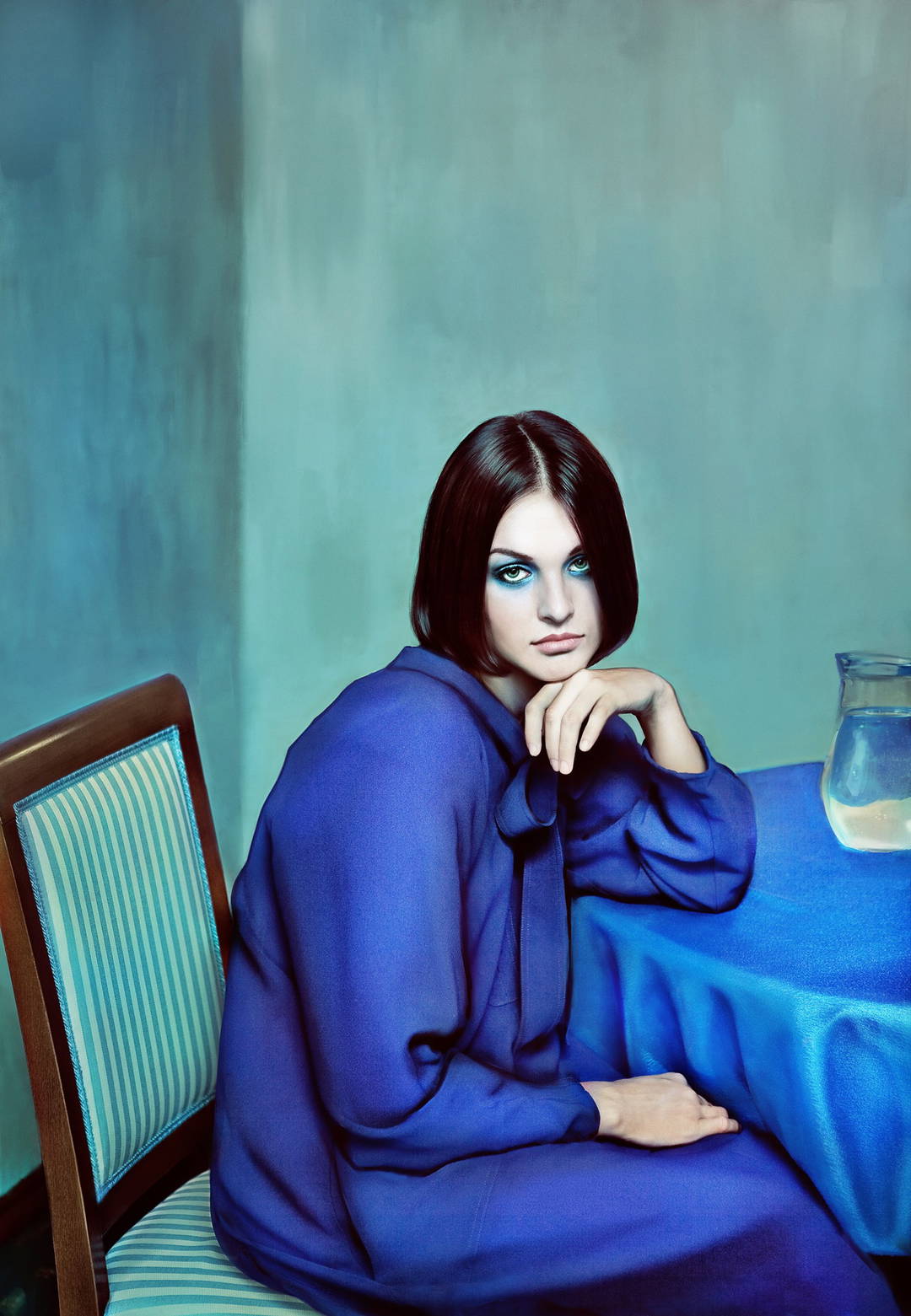 Blue Girl by Andrey Yakovlev & Lili Aleeva - Limited Edition. Edition of: 150. Signed.