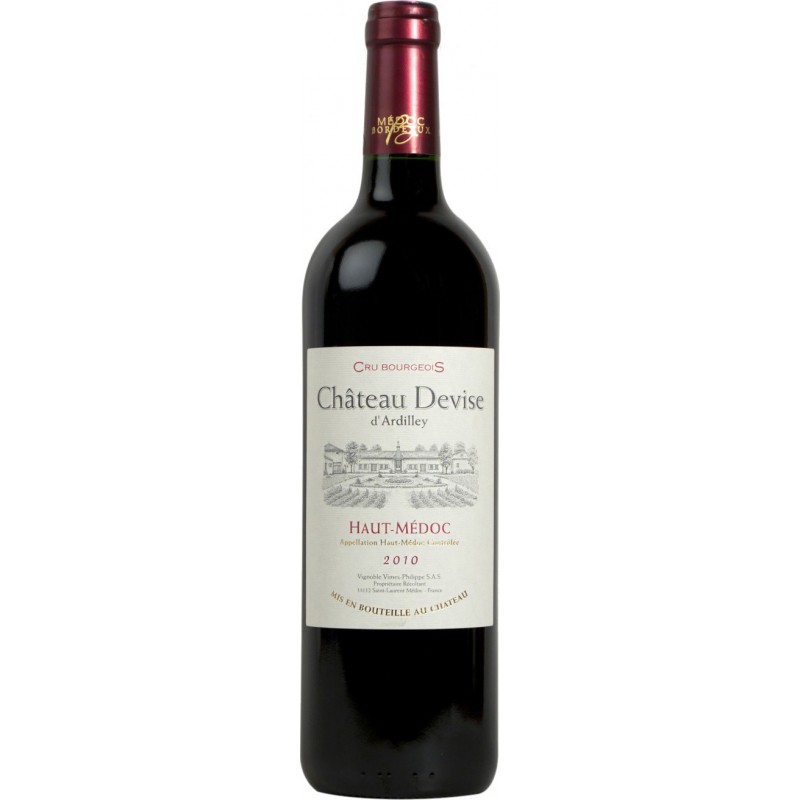 Château DEVISE D'ARDILLEY 2011 - Haut-Médoc - par Carton de 12 bouteilles 75 cl
