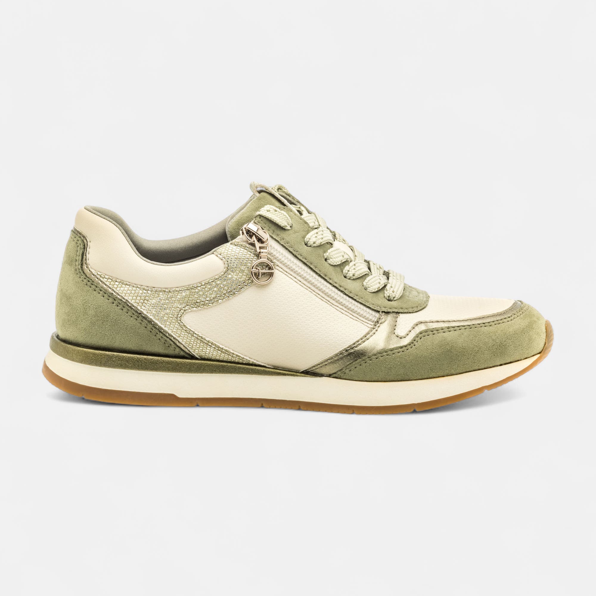 Baskets basses Femme vert clair