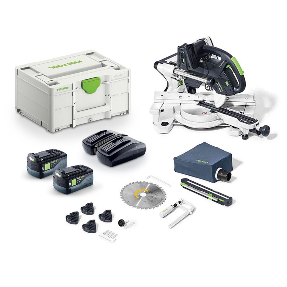 FESTOOL 18V 216mm KSC60 Slide Compound Mitre Saw 577174