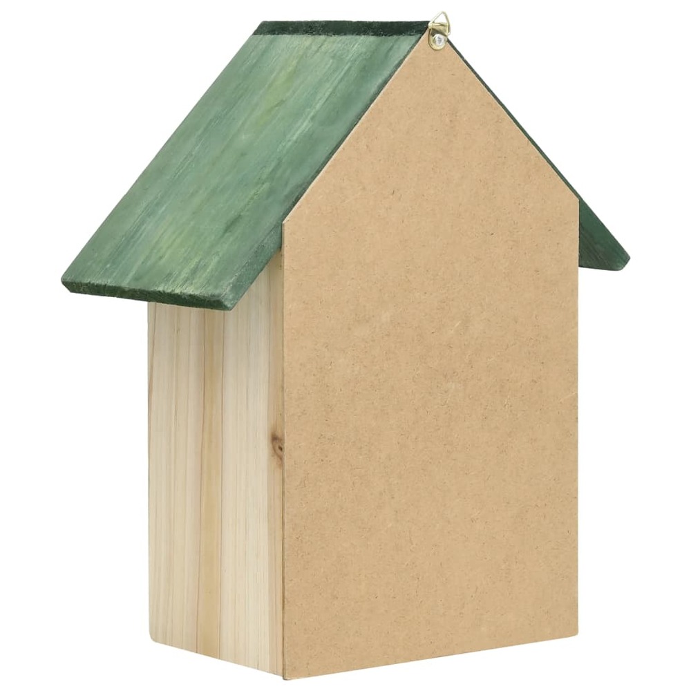 Hôtel à insectes 2 pcs 23x14x29 cm bois de sapin massif