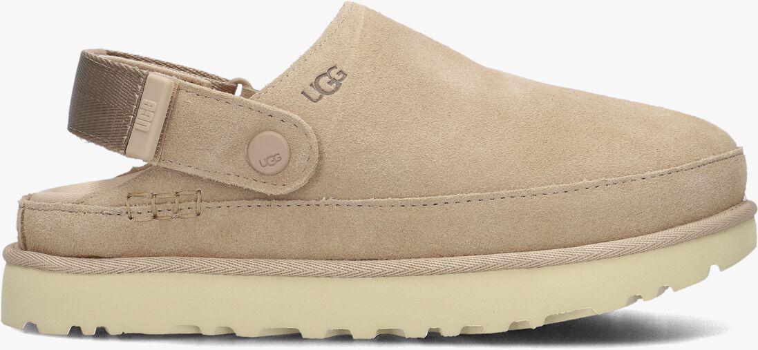 UGG beige ugg instappers w goldenstar clog