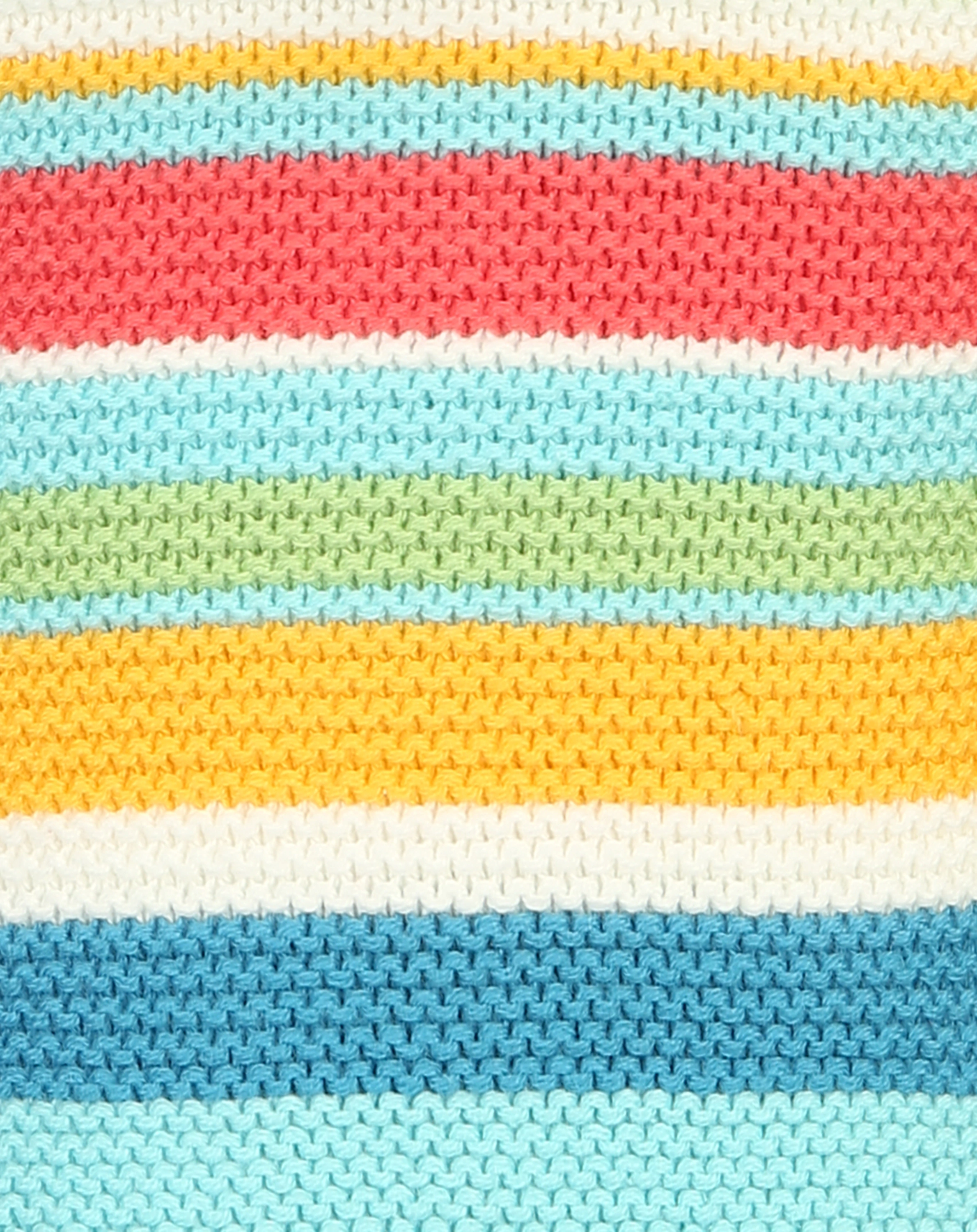 Strickjacke KARIBIK gestreift in aqua/bunt