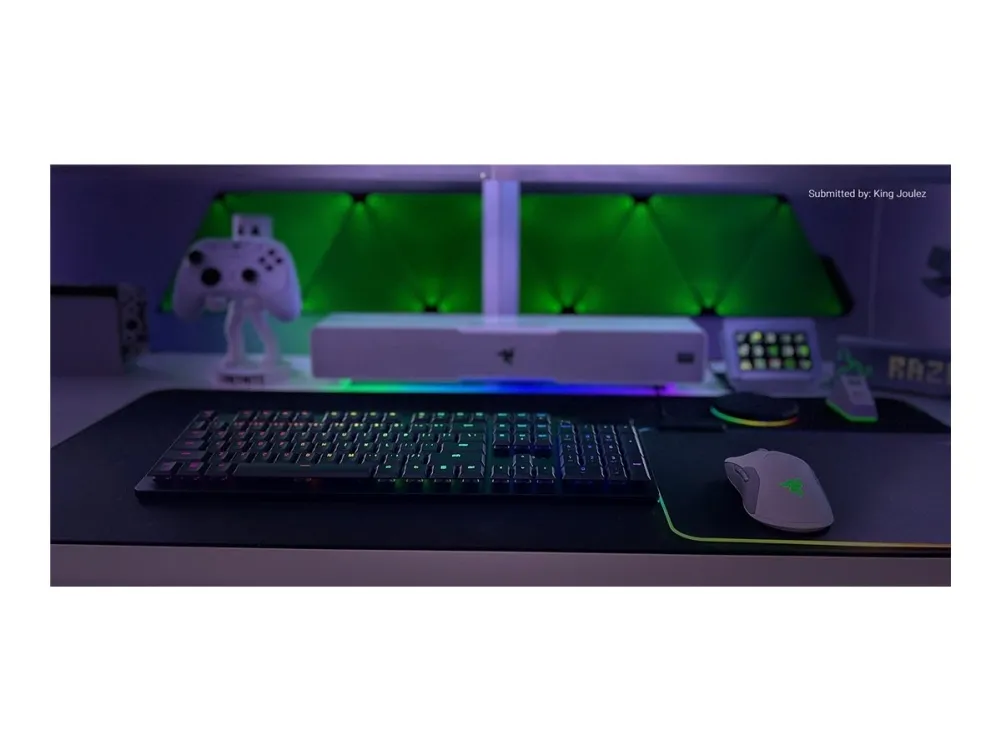 Razer DeathStalker V2 - Tastatur - bagbelyst - USB - USA - tastkontakt: Razer Linear Optical Switch Red
