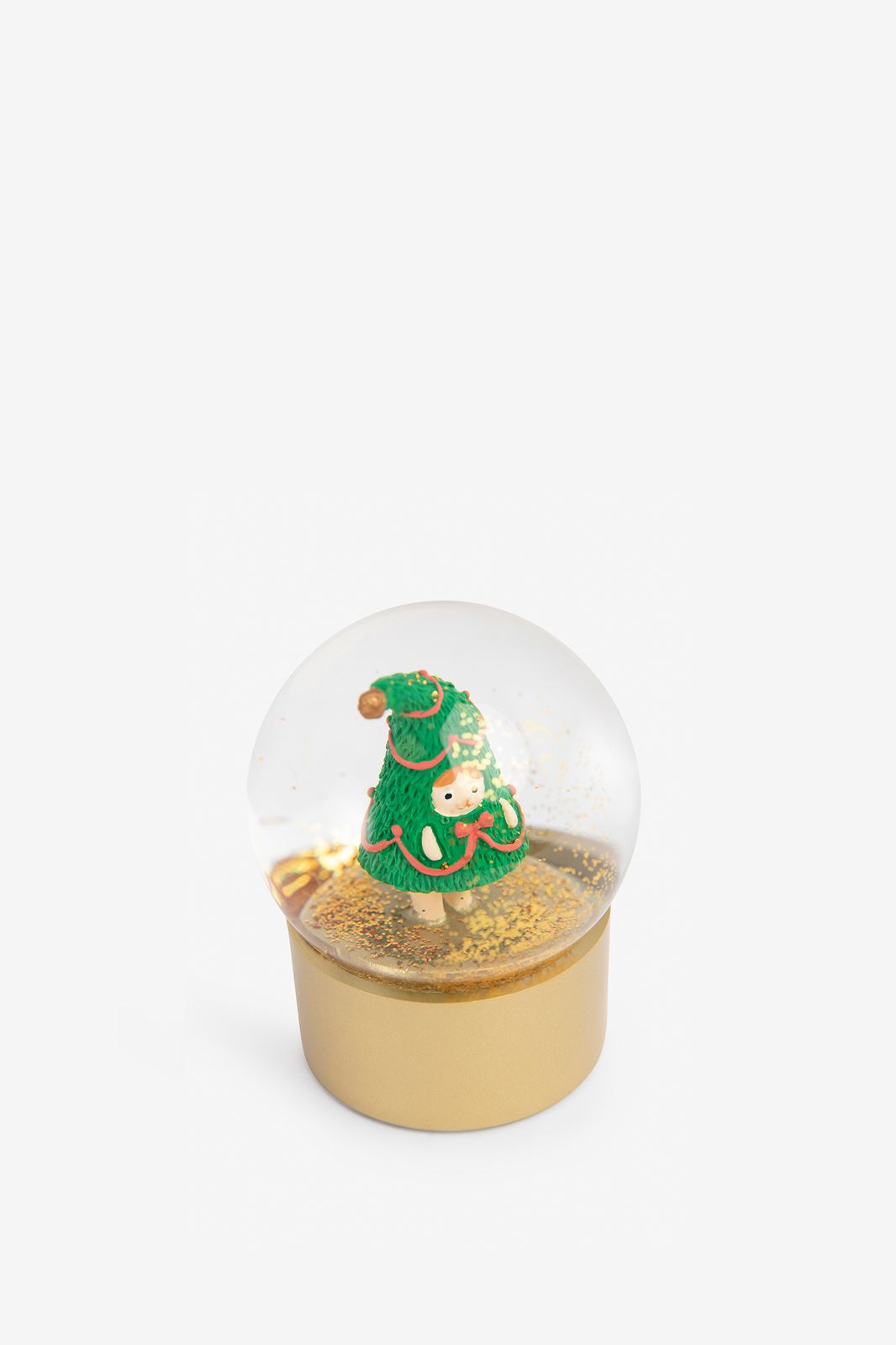 Sneeuwbol met kerstboompje