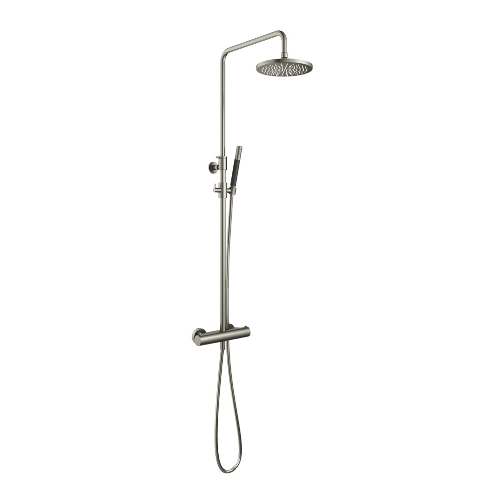 Hotbath Cobber Thermostatische Regendouche Doucheset Geborsteld Nikkel SDS9