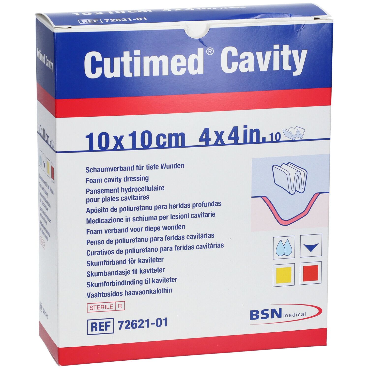 Cutimed® Cavity 10 cm x 10 cm