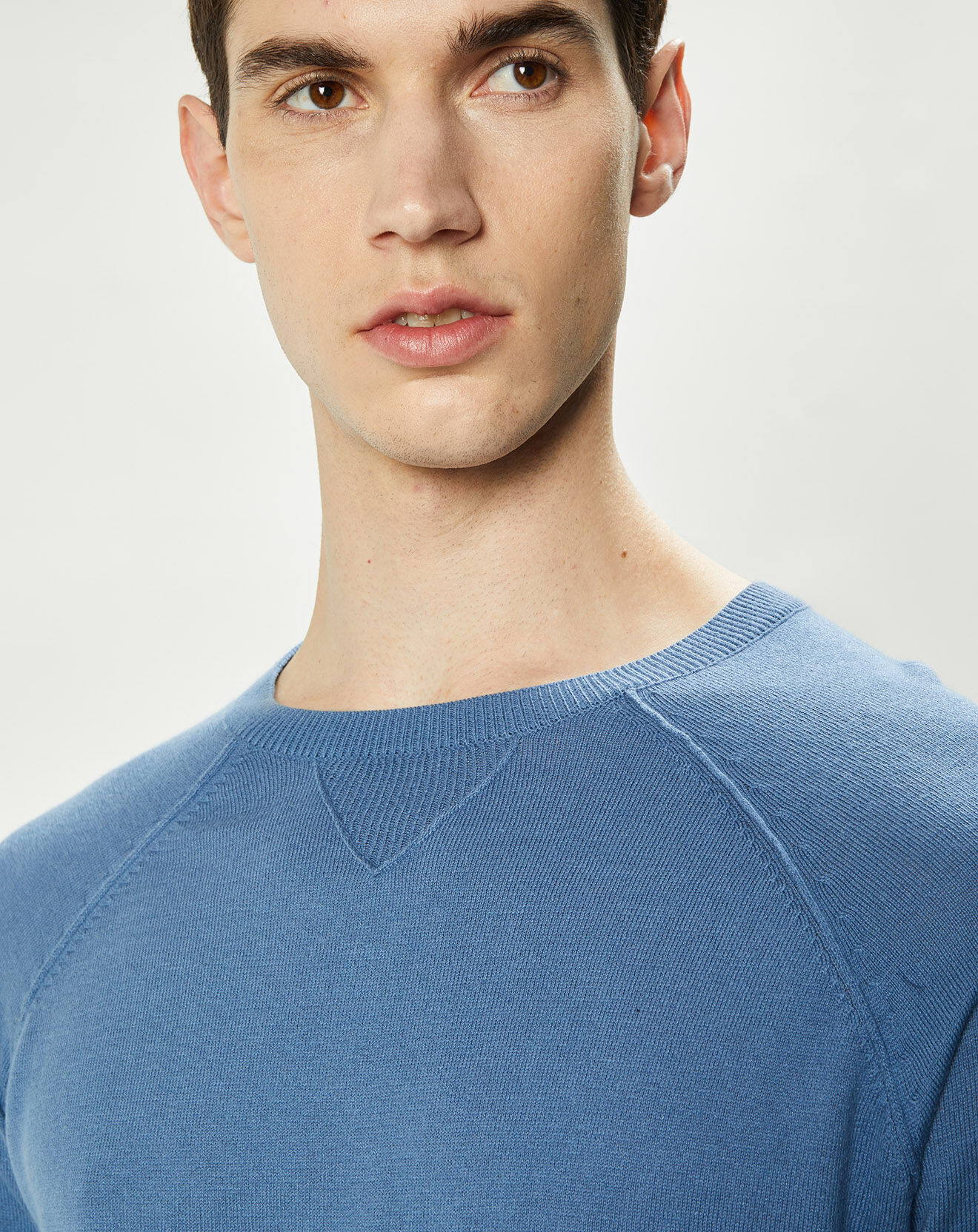 Harris Wilson Pull Oji bleu