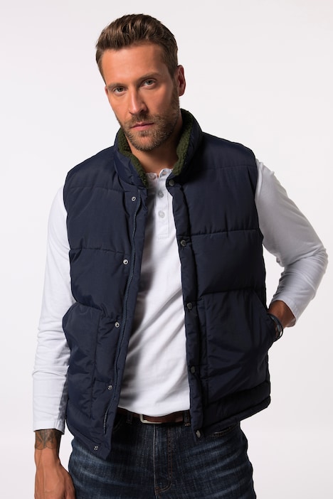 JP 1880 Weste, Outdoor, Teddyfutter, Stehkragen, bis 7 XL