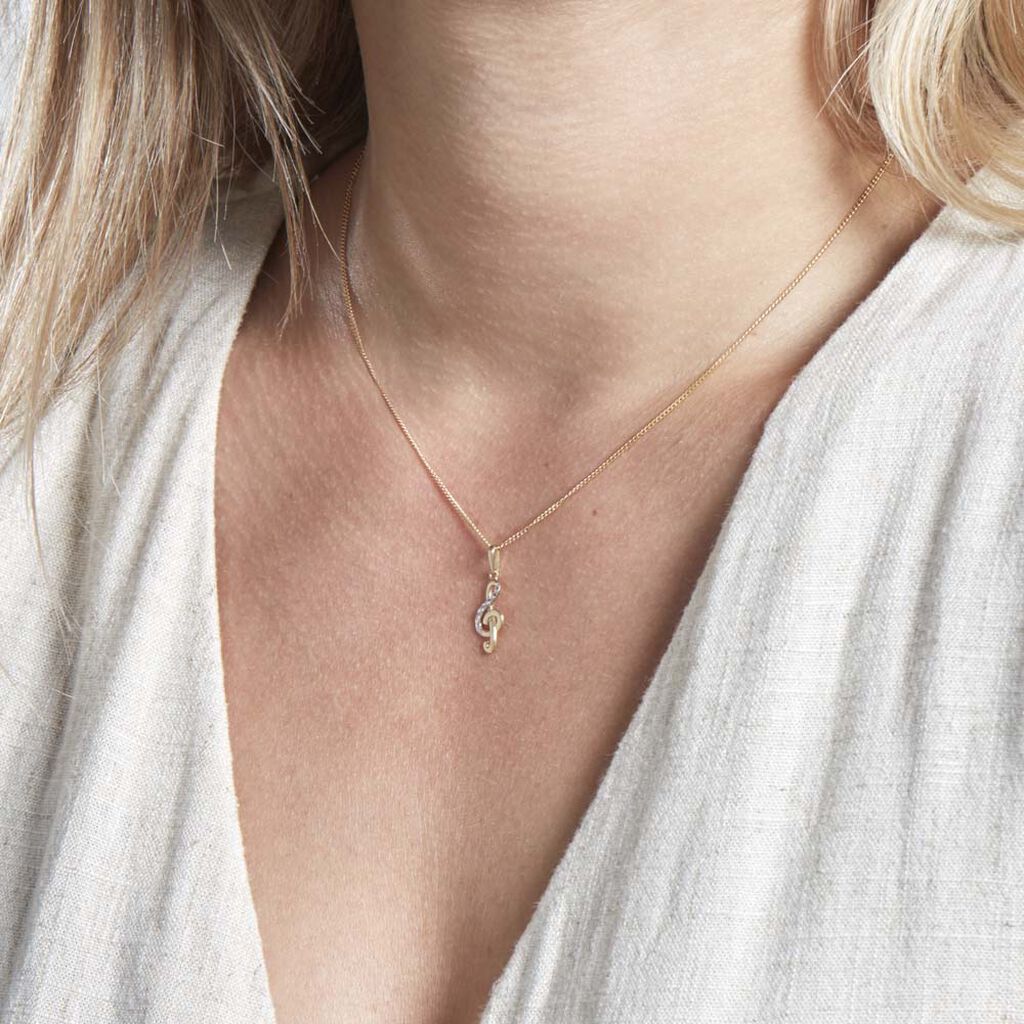 Pendentif Or Jaune Fausta