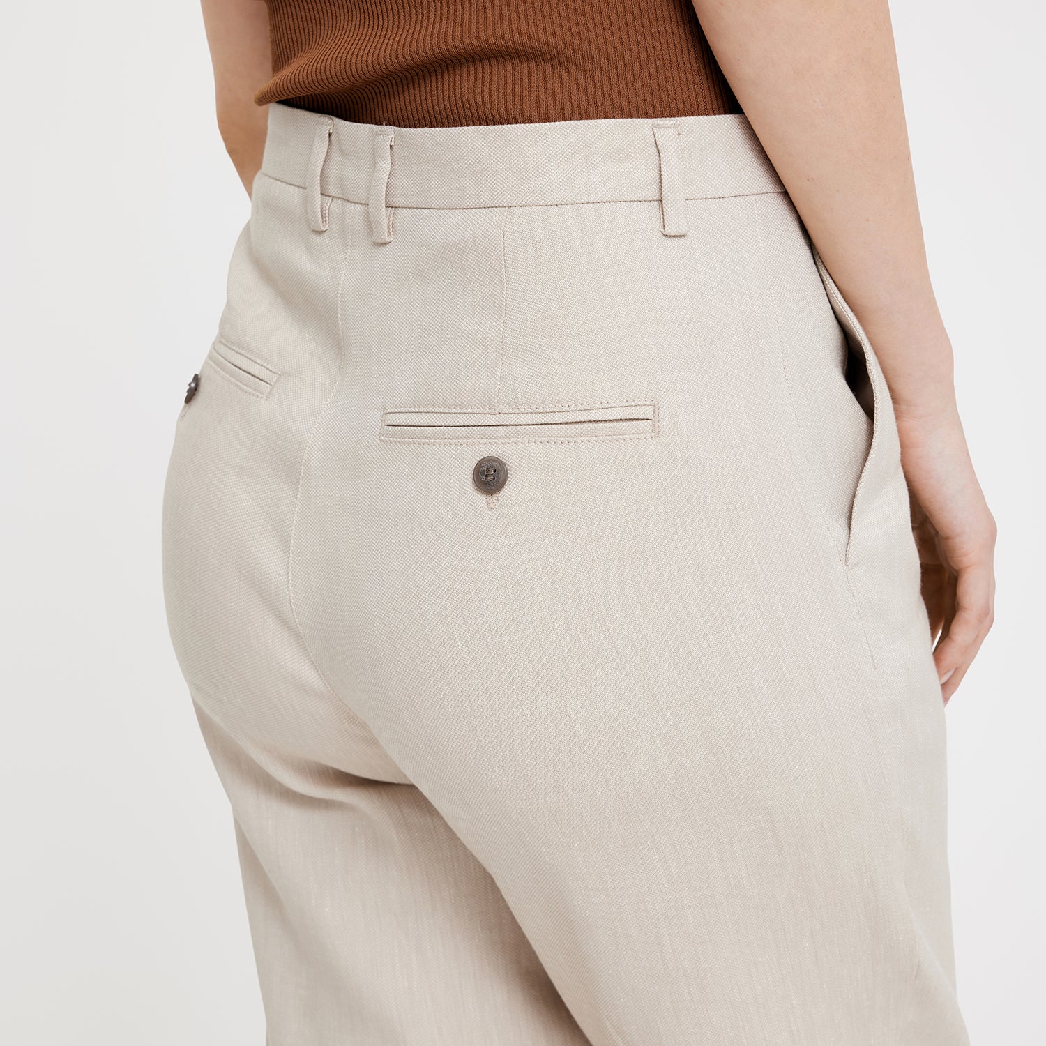 Five Units  Emma habitbukser - Sand Linen