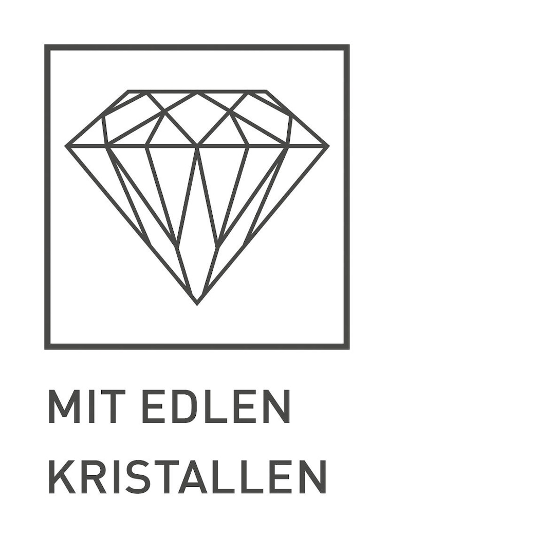 RITZENHOFF Champagnerglas BRILLIANTNACHT R. BOHNENBERG mit edlen Kristallen