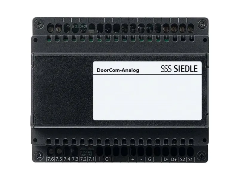 Siedle DCA 650-02, Adgangskontrolenhed, Sort, Siedle, CE, 0 - 40 °C, 107 mm