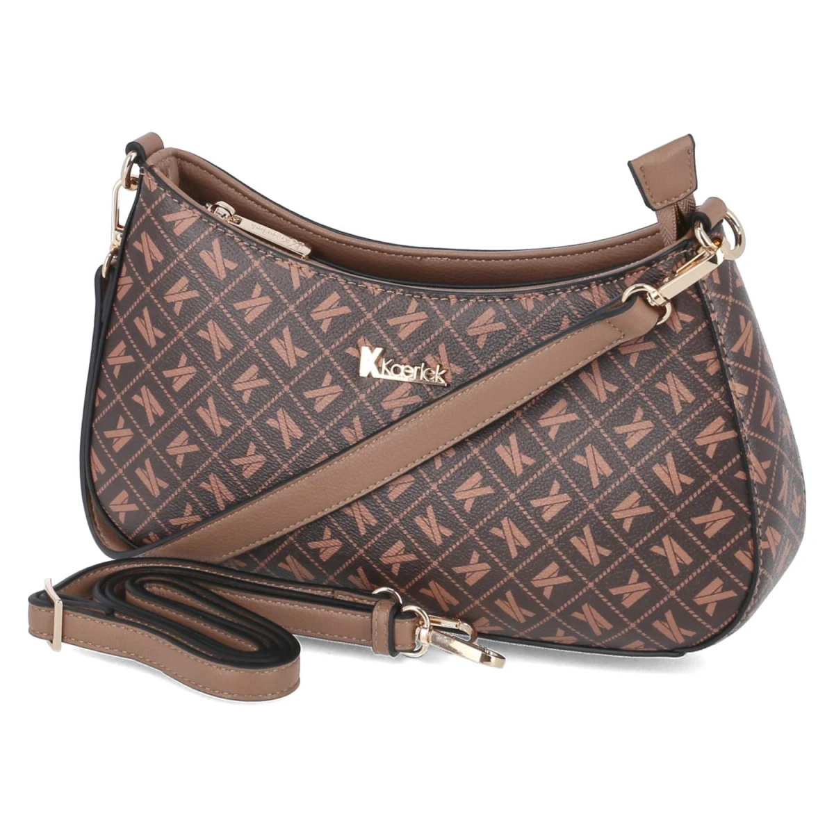 KaerlekSchultertasche - BRAUN