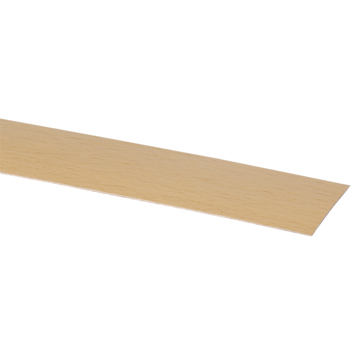 Afplakstrook 60,5x2,8cm Beuken 2 stuks