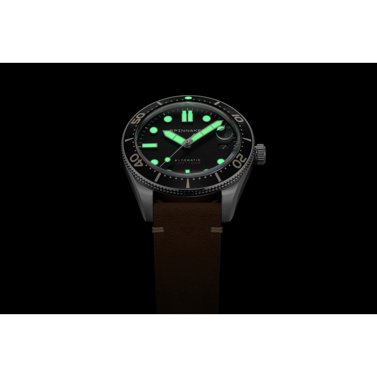 Montre SPINNAKER Croft Mide Size homme automatique bracelet acier argent