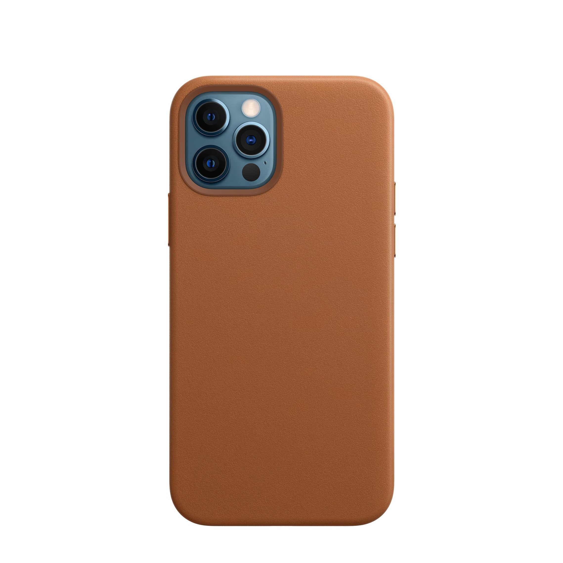 iPhone 12 / iPhone 12 Pro MagSafe Leder Case Schutzhülle - Braun