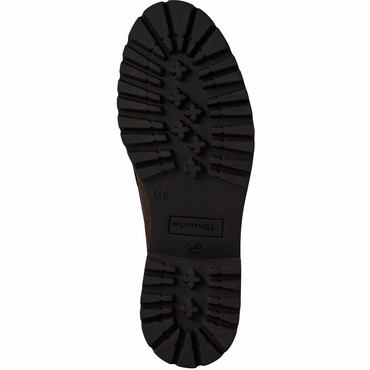 TAMARIS<br>Mocassins em leer